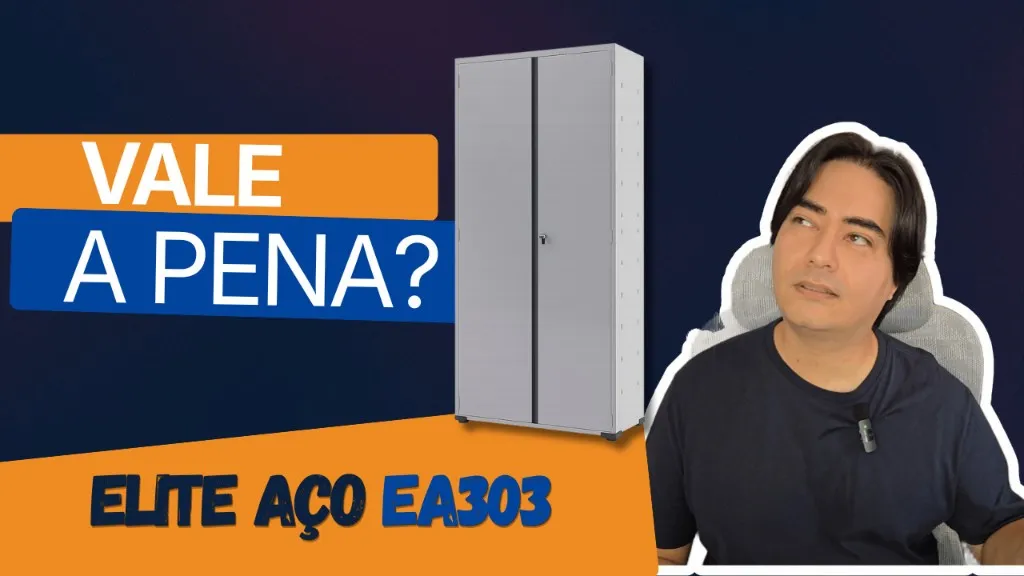 Armário de aço Elite Aço EA303 — vale a pena?